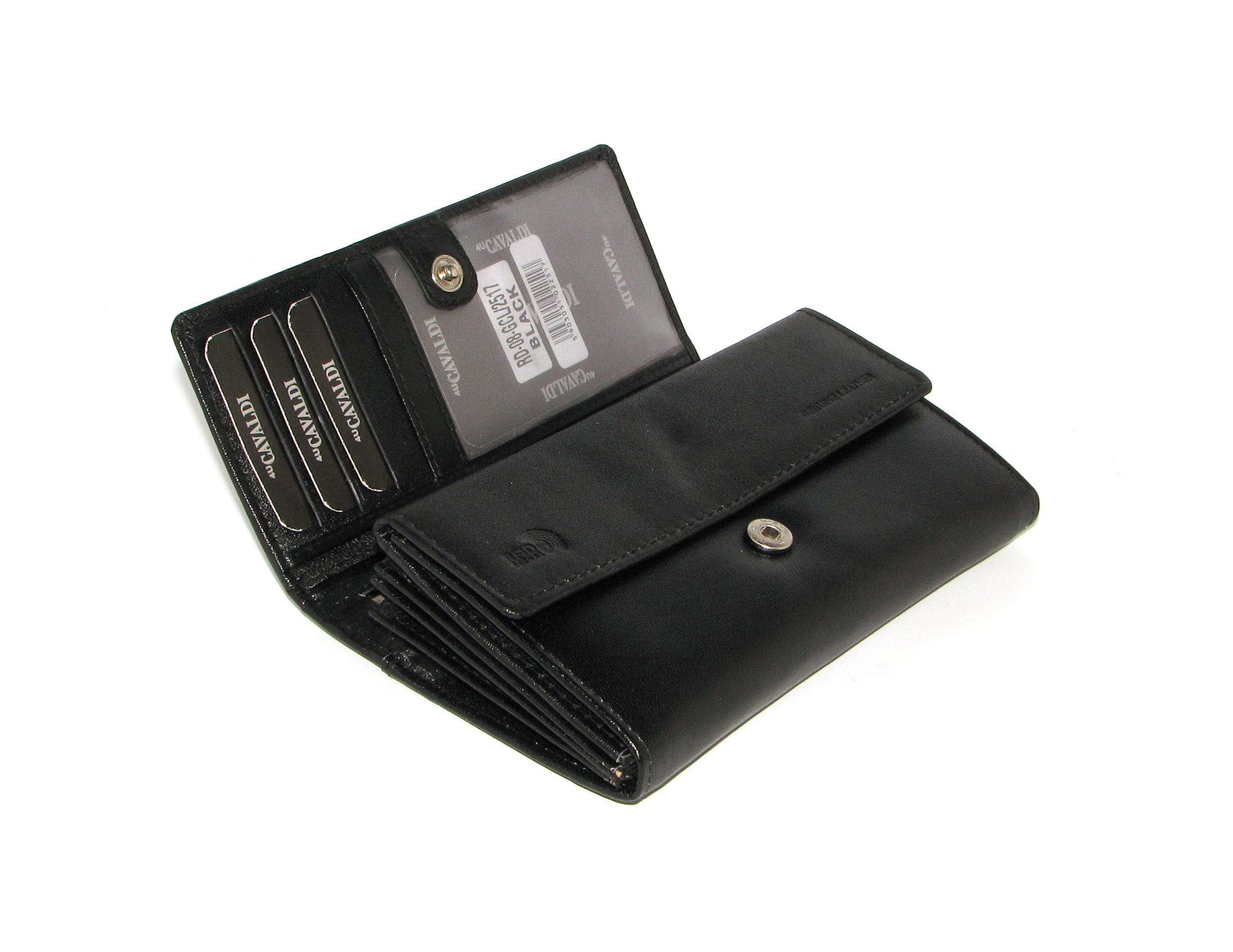 Кошелек женский Cavaldi RD-08-GCL BLACK Кошелек женский Cavaldi RD-08-GCL BLACK
